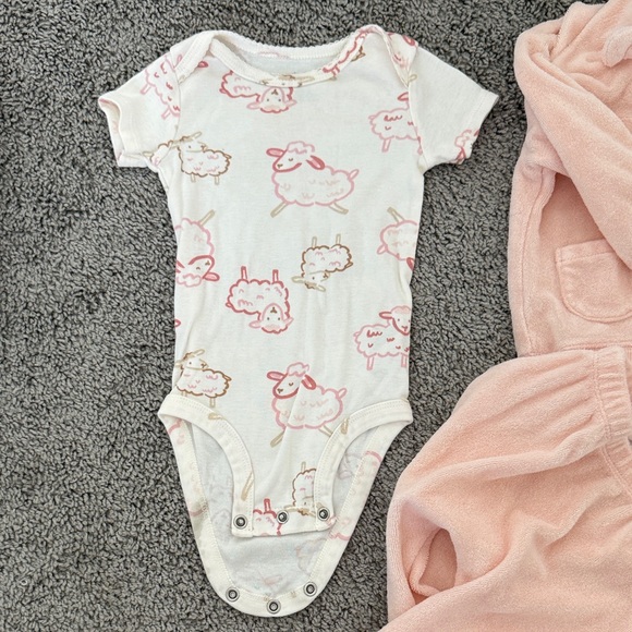 Carter's Pink Sheep Matching Set - Picture 3 of 6